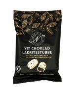 Narr Vit Choklad Lakritsstubbe 120g