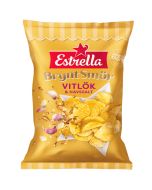 Estrella Brynt Smör Vitlök & Havssalt potatischips 175g