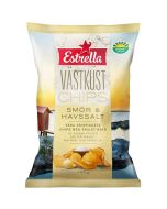 Estrella Västkustchips Smör & Havssalt potatischips 180g