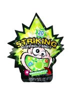 Striking Poppande godis med grönt äpple smak 30g