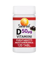 Sana-sol D50 D-vitamin 120 tabl.