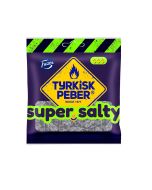 Fazer Tyrkisk Peber Super Salty salmiakpåse 80g