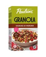 Pauluns Granola Kakao & Hallon 450g