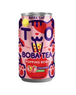 Boba Cat Tapioca Boba Strawberry Peach Tea 315ml