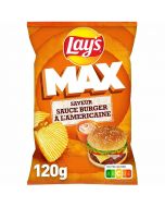 Lays Max Sauce Burger potatischips 120g