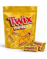 Twix Minis Travel Edition chokladstänger 25st (500g)