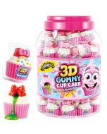 JohnyBee 3D Gummy Cup Cake 18g x 60st