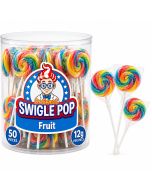 Dr. Sweet Swigle Pop Fruit klubbor 12g x 50st