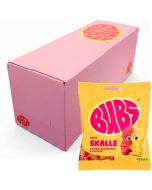 Bubs Lemon Raspberry Skalle godis 155g x 12st