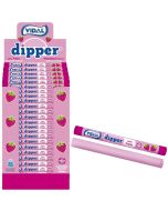 Vidal Dipper Jordgubb chew bar 200st