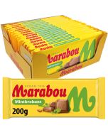 Marabou Mintkrokant chokladkaka 200g x 15st