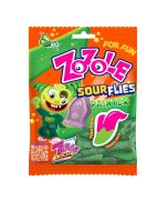 Zozole Halloween Sour Flies Painter Green godisar 75g