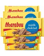 Marabou Mjölkchoklad chokladkaka 200g x 5st