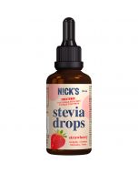 Nick´s Stevia Drops Strawberry flytande sötningsmedel 50ml