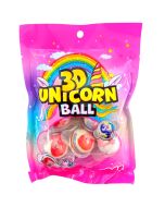 Unicorn Ball 3D frukt godis 80g
