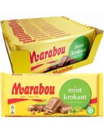 Marabou Mintkrokant chokladkaka 200g x 16st
