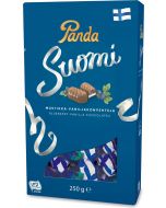 Panda Suomi blåbär vanilj chokladkonfekt 250g