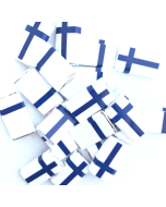 Finlands Flagga mjölkchoklad 75st