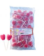 Lollipops with strawberry flavour 700g