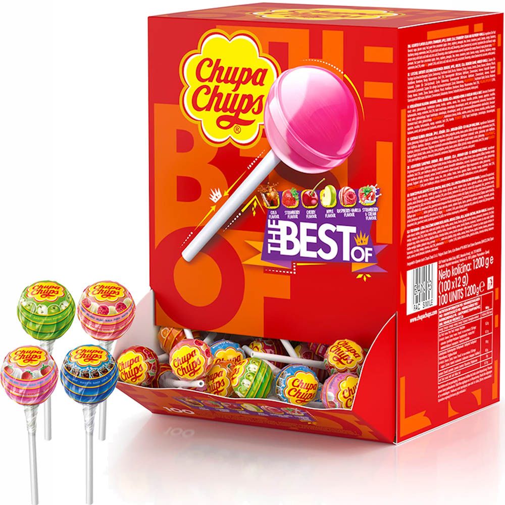 Chupa Chups Strawberry Love Lollipop (5pcs) – BalkanFresh